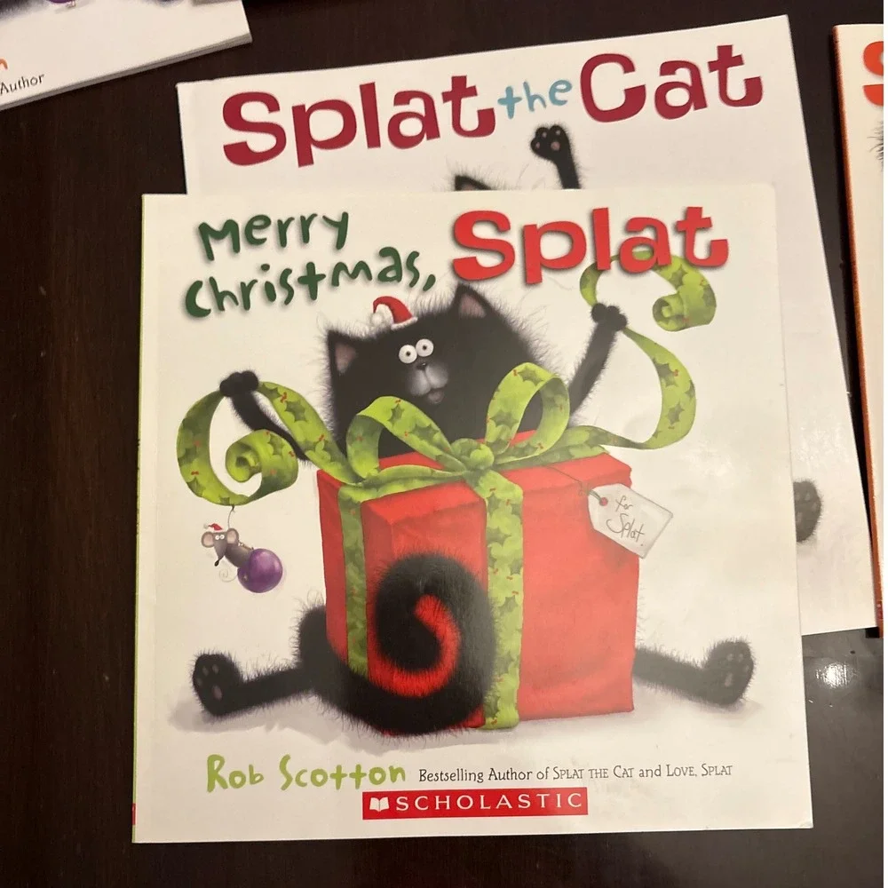 Rob Scotton Splat the Cat Books Lot 6 Books Kids Children Large‎ Paperbacks
